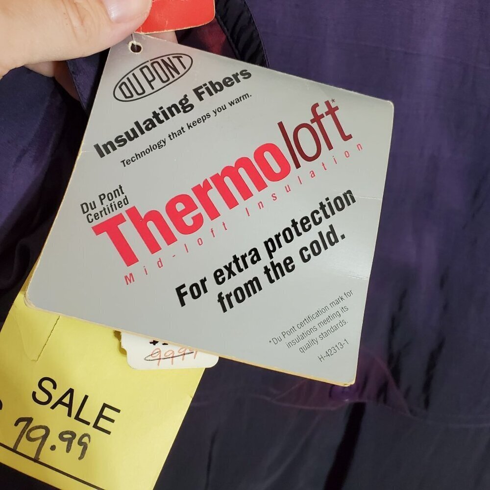 Forecaster Of Boston Winter Coat Womans XS Thermoloft Insulated Eggplant Nylon - Picture 4 of 11